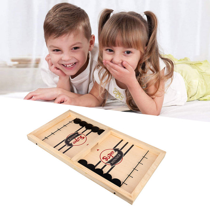 Stornfield | – Double Sided Reversible Sling Puck Board Game for Family