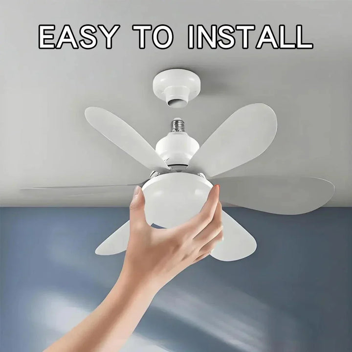Ceiling fan LED with remote control and dimmable light | Stornfield
