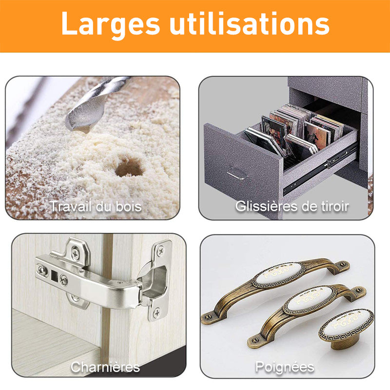 H Automatic Pivot Hinges for Wooden Doors | Stornfield