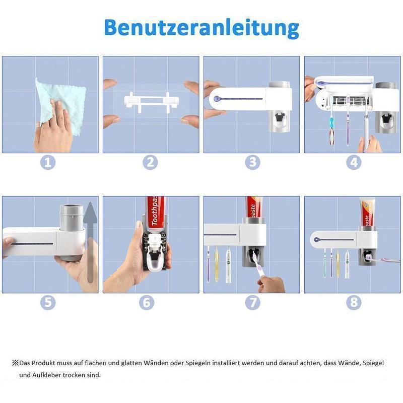 2-in-1 Disinfection Toothbrush Holder | Stornfield