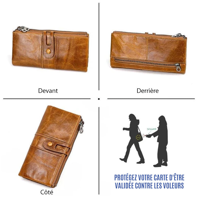 Long Wallet in Genuine Leather | Stornfield