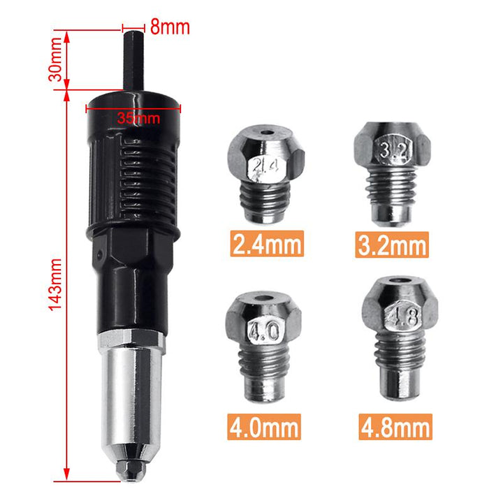 Professional Rivet Pliers Adapter Kit | Stornfield