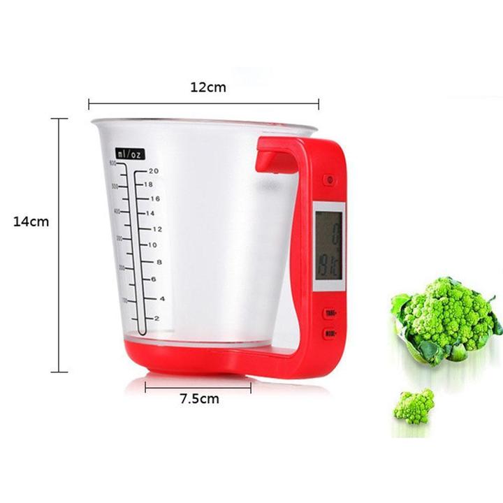 Digital kitchen measuring cup scale with LCD | Stornfield