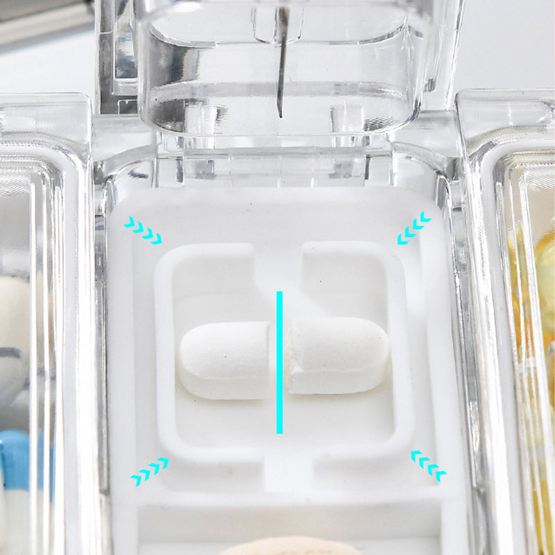 Rectangle Pill Case Organizer Container | Stornfield