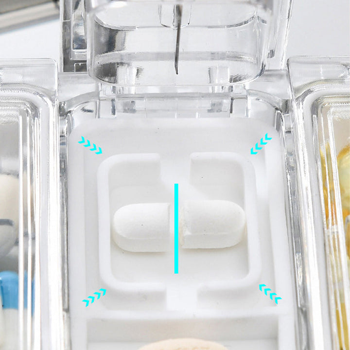 Rectangle Pill Case Organizer Container | Stornfield