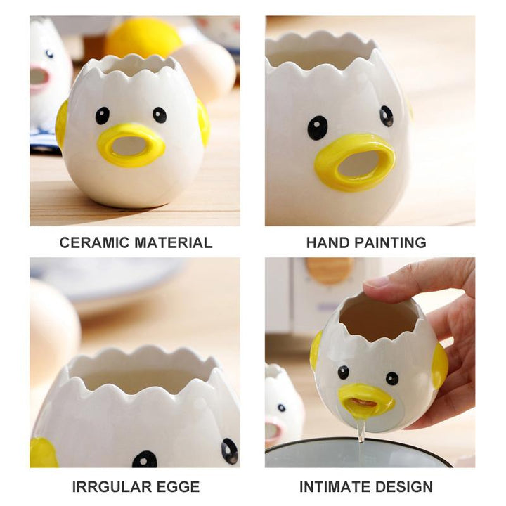 Cartoon egg yolk separator | Stornfield