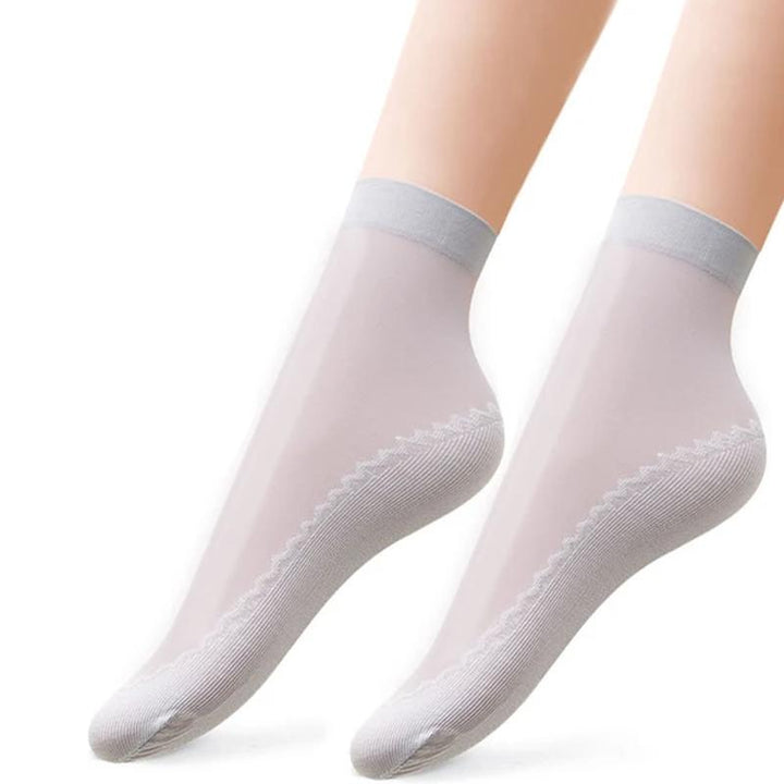 Silky Cotton Anti-slip Socks | Stornfield