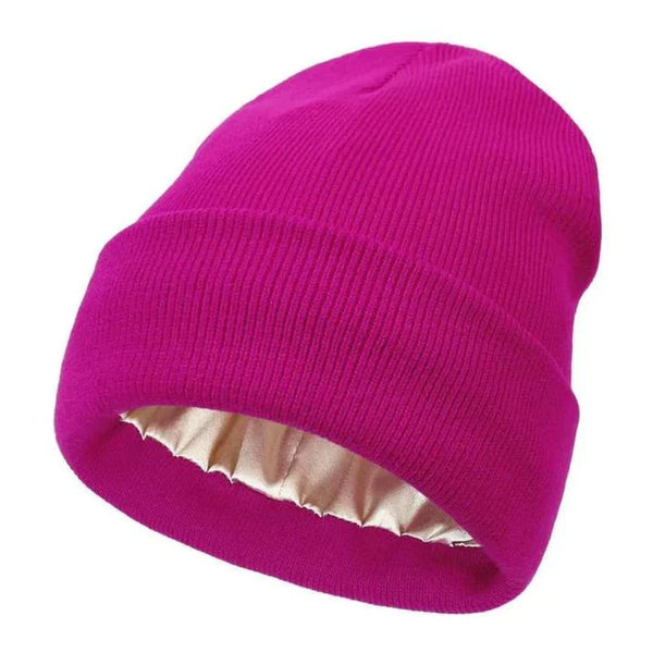 Stornfield | Noor Silk Winter Hat – Wool & Silk – Anti-Frizz Hair Protection