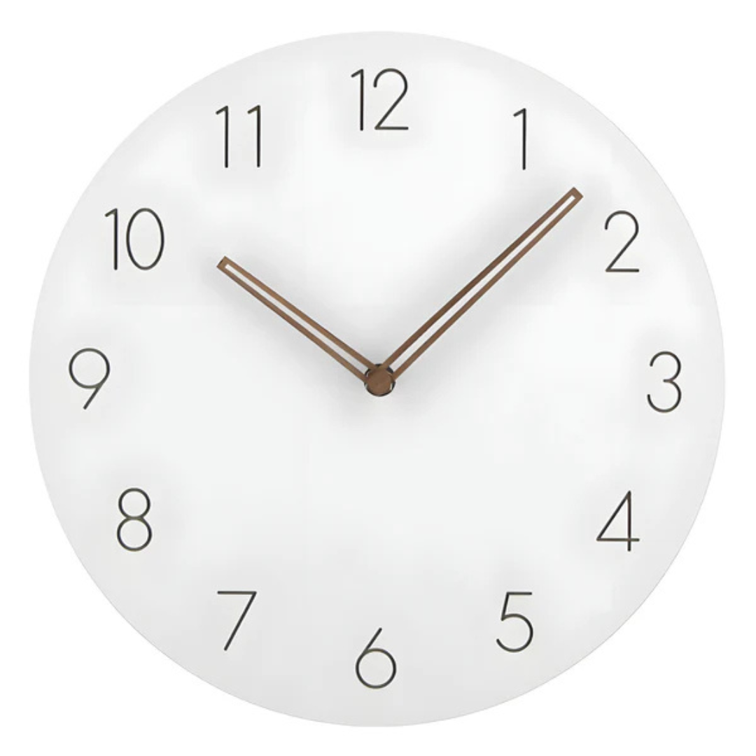 Stornfield | Large Wooden Wall Clock – Minimalist Design with Silent Movement