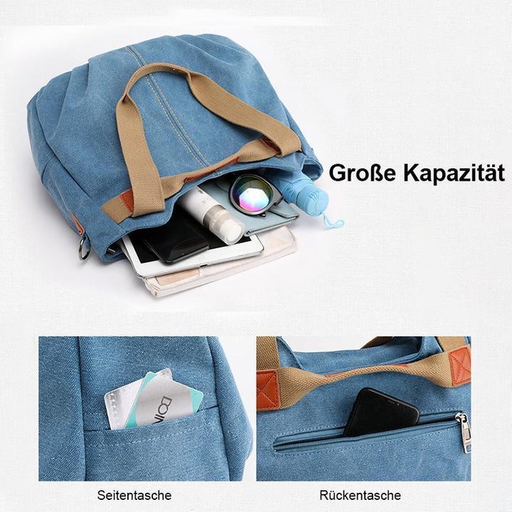 Sailcloth shoulder bag with large capacity | Stornfield