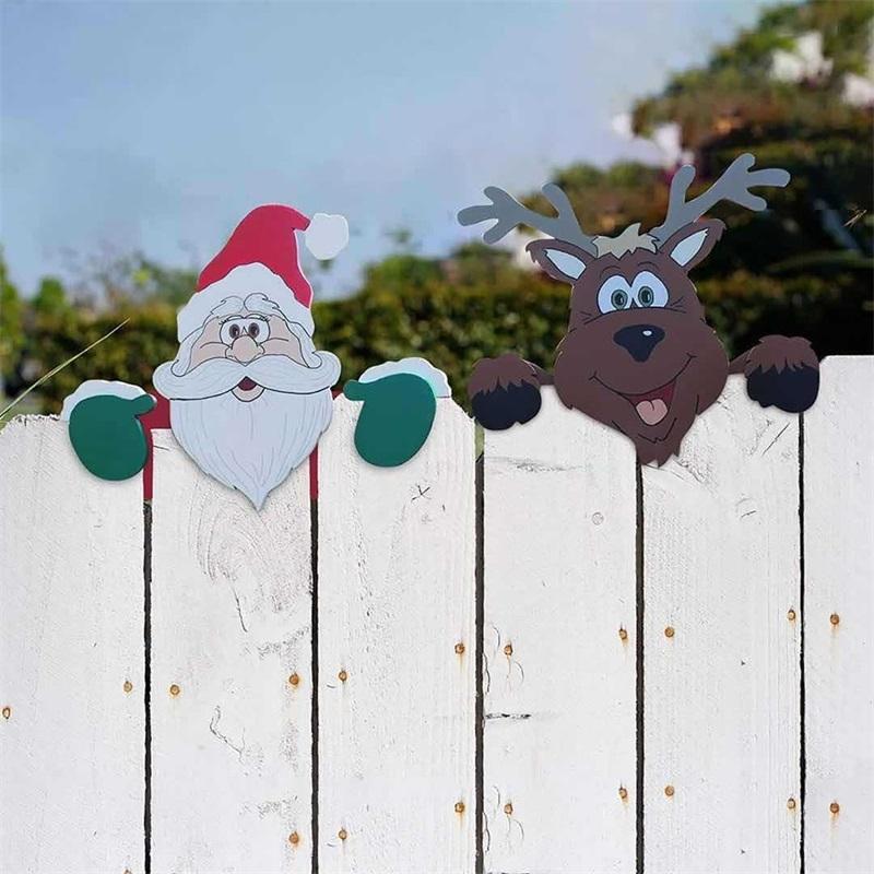 Christmas Themed Fence Decoration | Stornfield