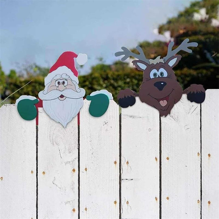 Christmas Themed Fence Decoration | Stornfield