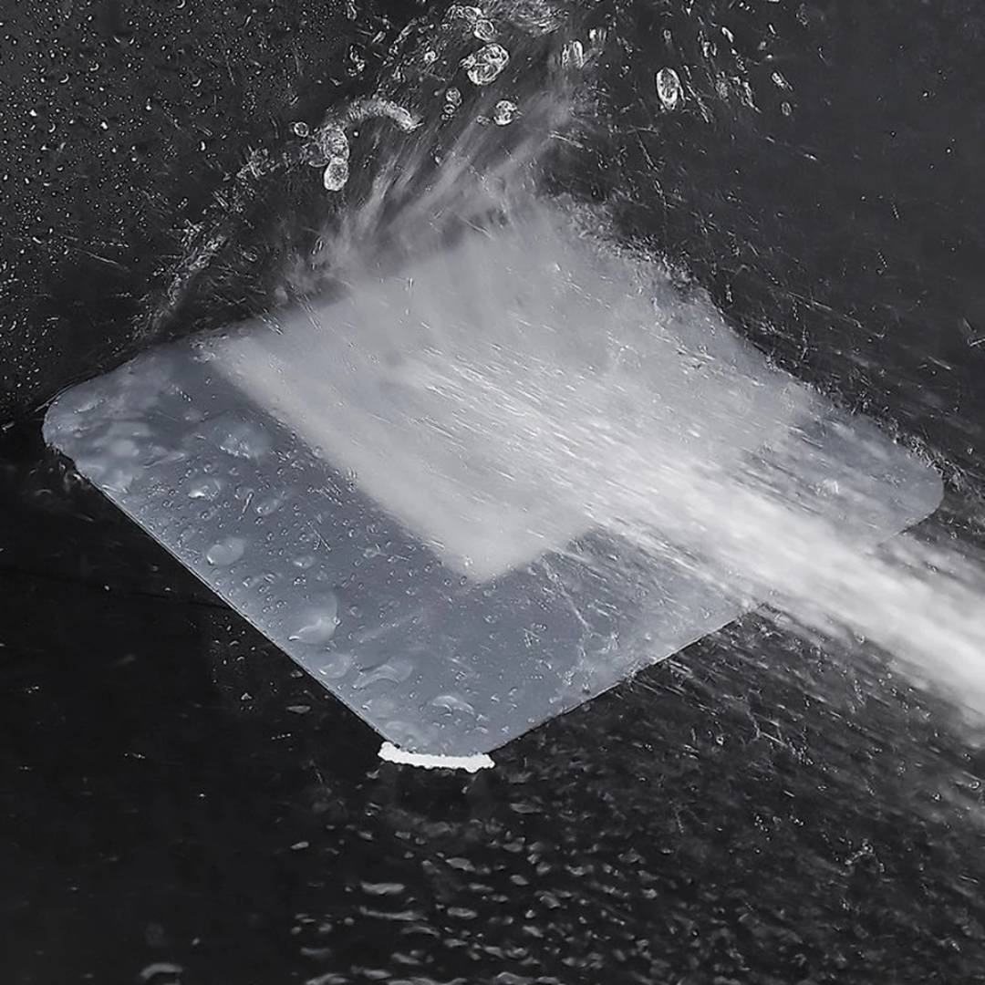 EcoFlow Silicone Shower Drain Cover | Odor-Absorbing Mat - Traps Hair and Debris - Prevents Shower Clogs