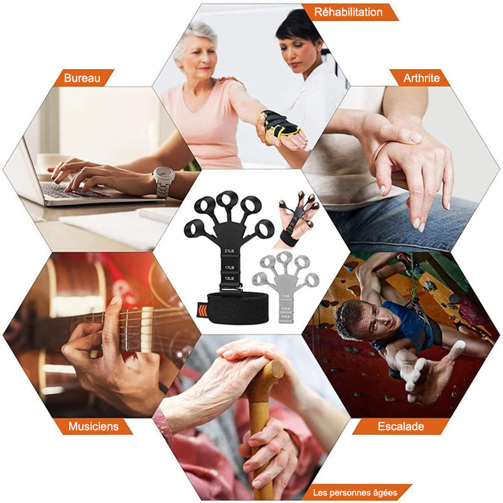 Silicone finger exercise trainer | Stornfield