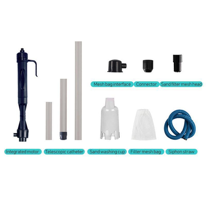 Automatic water exchanger of fish tank electric sand washer | Stornfield
