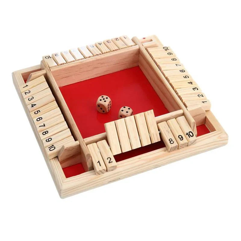 Shut The Box Game - Fun Table Math Game for Adults and Kids | Stornfield