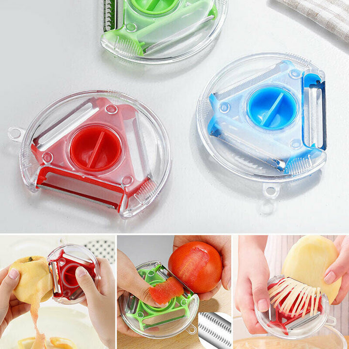 Stainless Steel 3-in-1 Peeler | Stornfield
