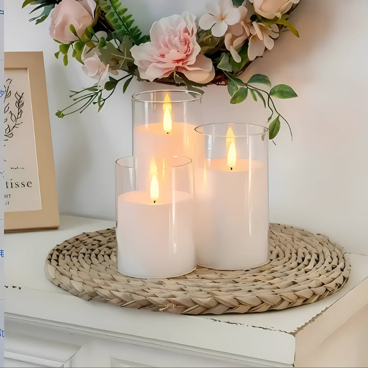 3D Flicker Flameless Candle Set | Stornfield