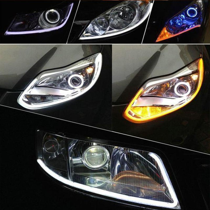 Stornfield | Flexible DRL LED Night & Daytime Running Light Strip (No Disassembling Needed)
