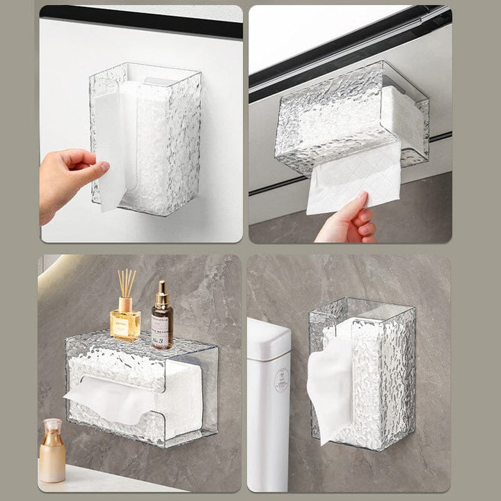 Multifunctional glacier pattern tissue box | Stornfield