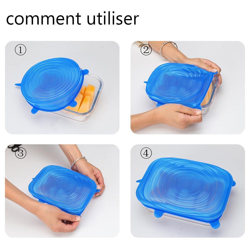 6-Piece Silicone Lid Set | Stornfield