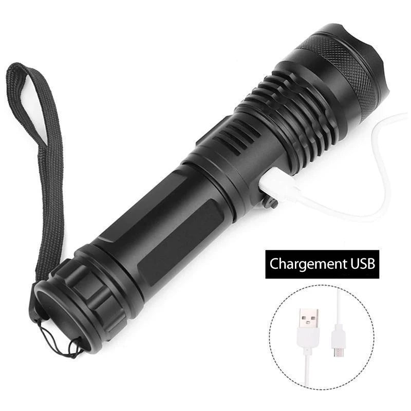 2023 New Year Limited Time Sale LED Tactical Rechargeable Laser Flashlight 90000 High Lumens-Buy 2 Free VIP Shipping | Stornfield