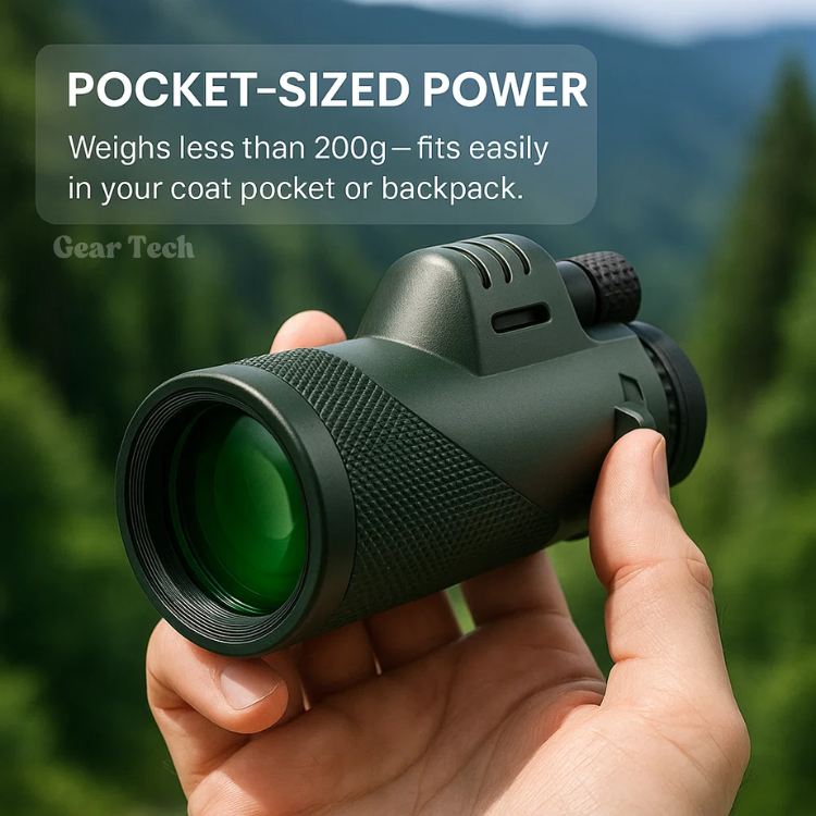 Stornfield | Compact 600x Ultra-Zoom Monocular | HD Lens, Lightweight & Perfect for Hiking, Birdwatching, and Sports Events