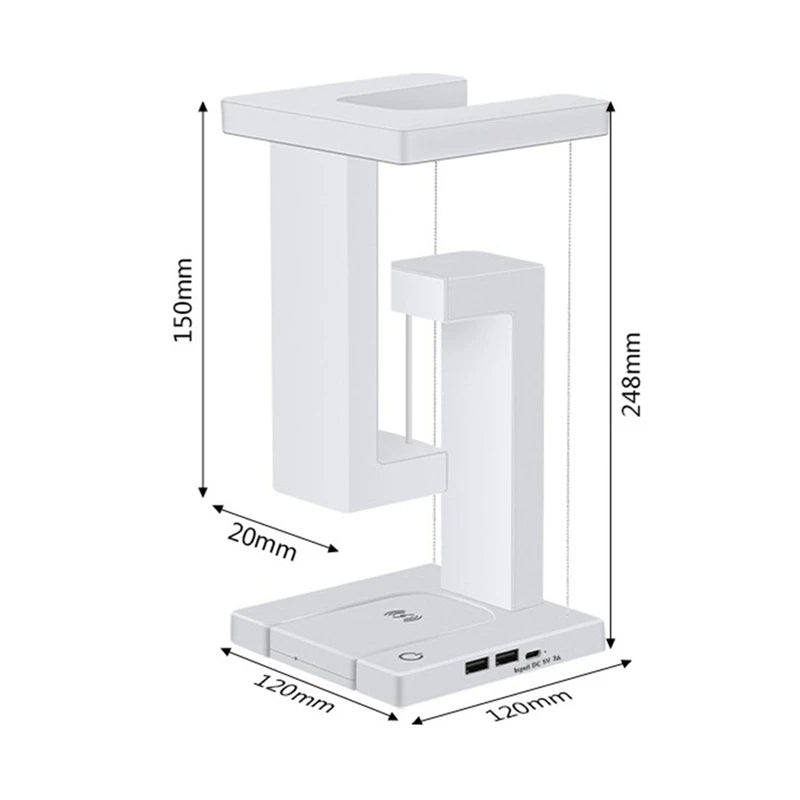 Stornfield | Wireless Charger - GlowCharge - Fast Charging - Magical Room Ambiance