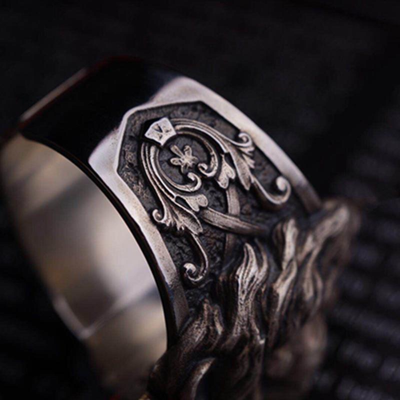 Retro Nordic Lion Shaped Ring | Stornfield