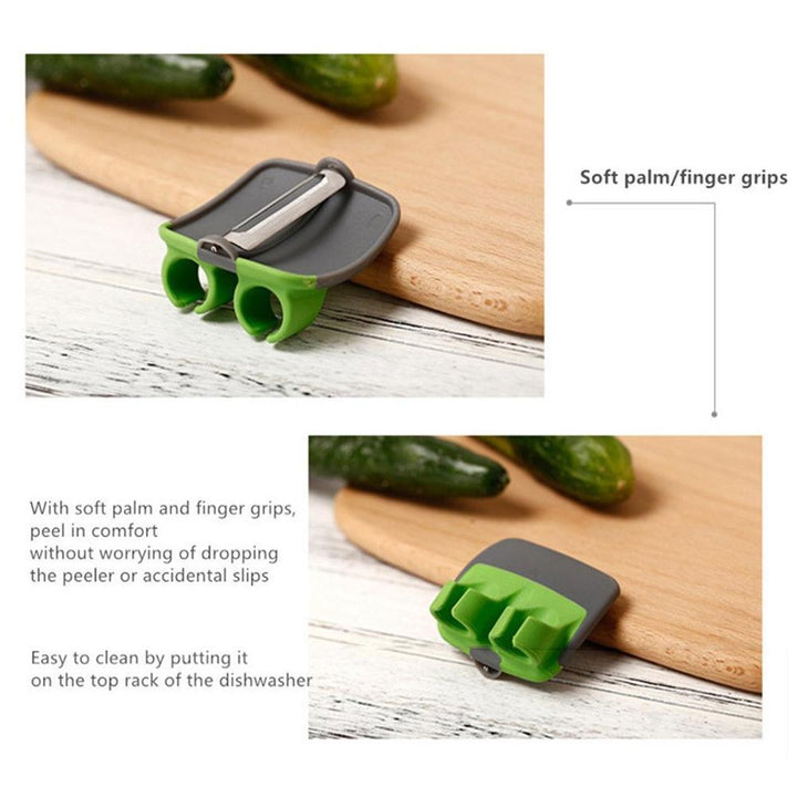 Two-finger shaved fruit peeler | Stornfield