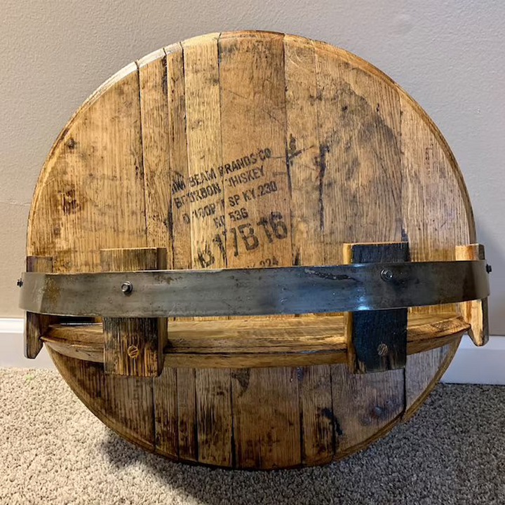 Bourbon Whiskey Barrel Shelf | Stornfield