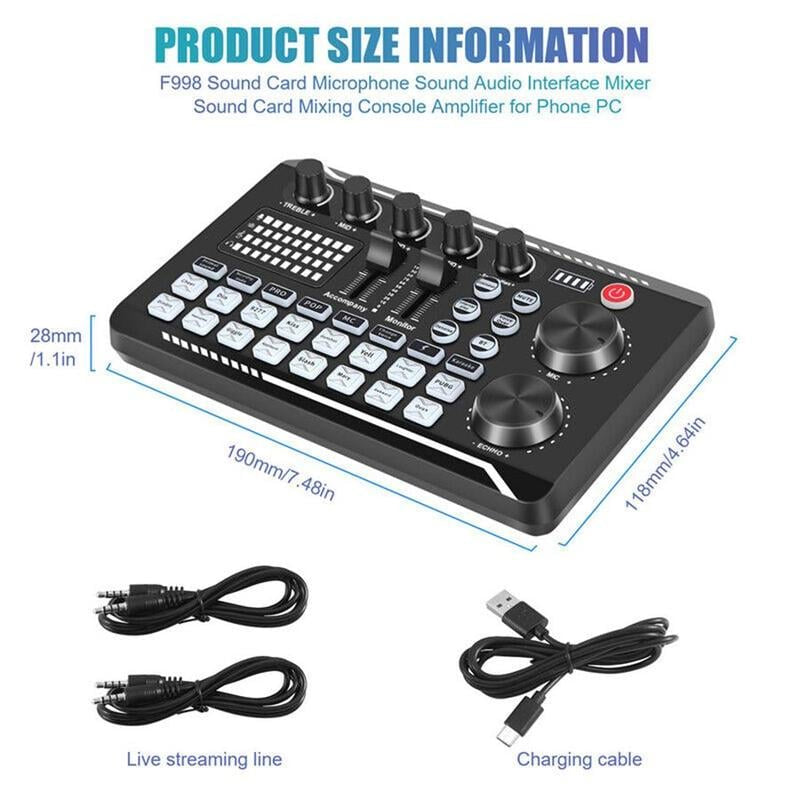 Live sound card with DJ mixer effects & voice changer | Stornfield