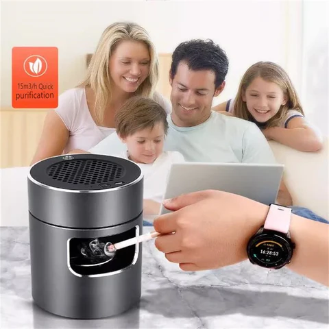 Stornfield | Smart Smokeless Ashtray Powerful Negative Ion USB Hepa Filter