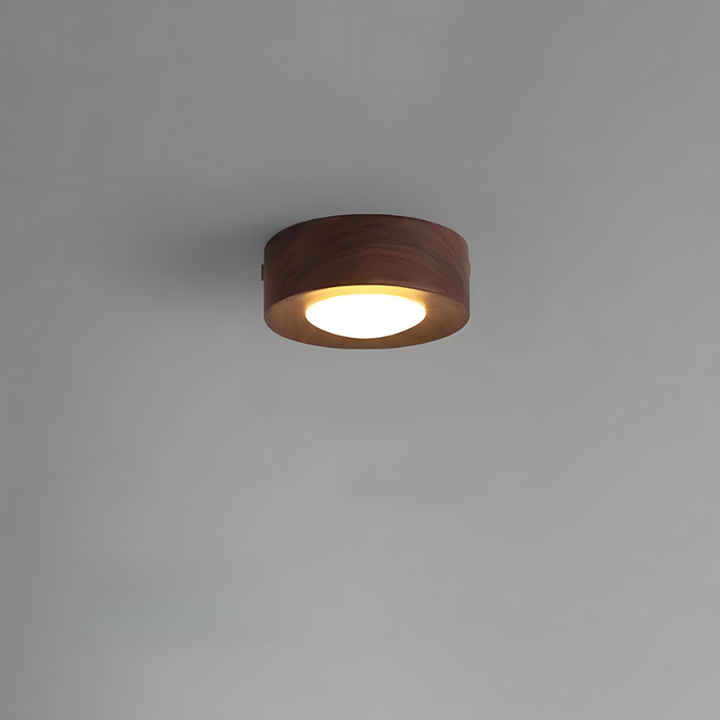 Stornfield | | Walnut Ceiling Light with LED Spot