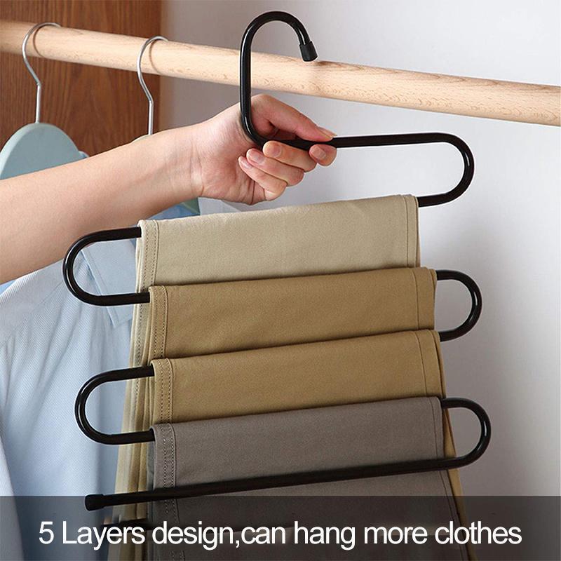 S-Shape Stainless Steel Clothes Hangers | Stornfield