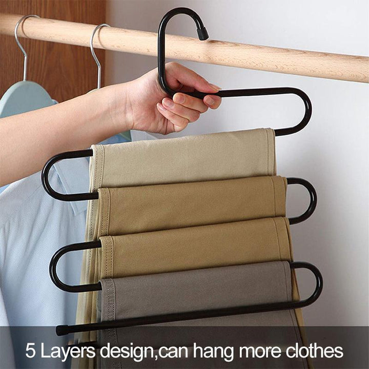 S-Shape Stainless Steel Clothes Hangers | Stornfield