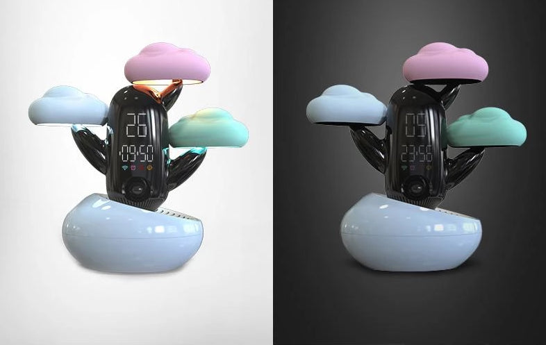 Cakty - LED Weather & Night Companion Clock | Stornfield