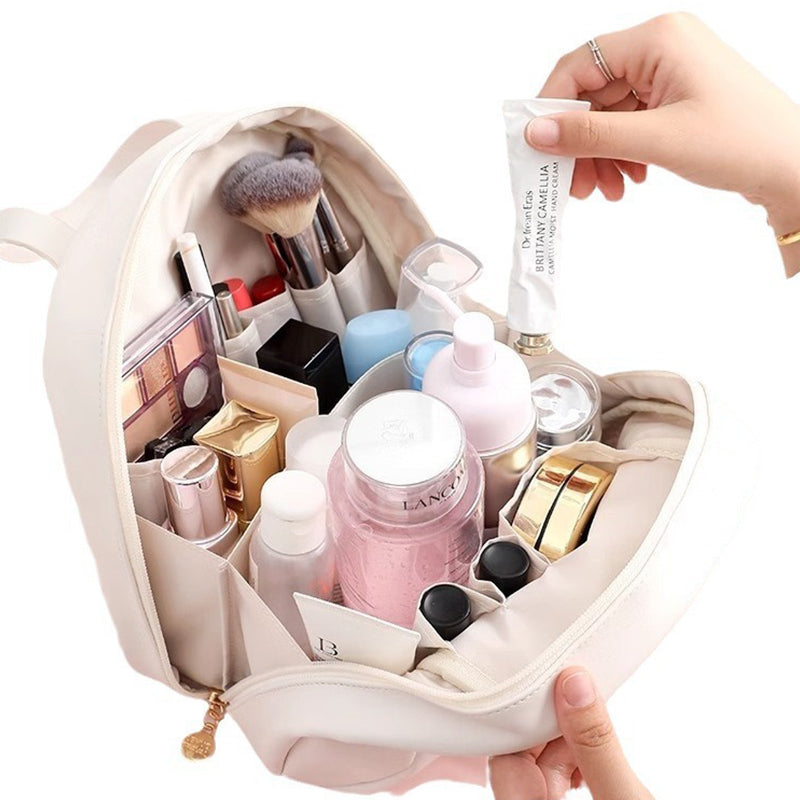Large Capacity Handheld Shell Cosmetic Bag | Stornfield