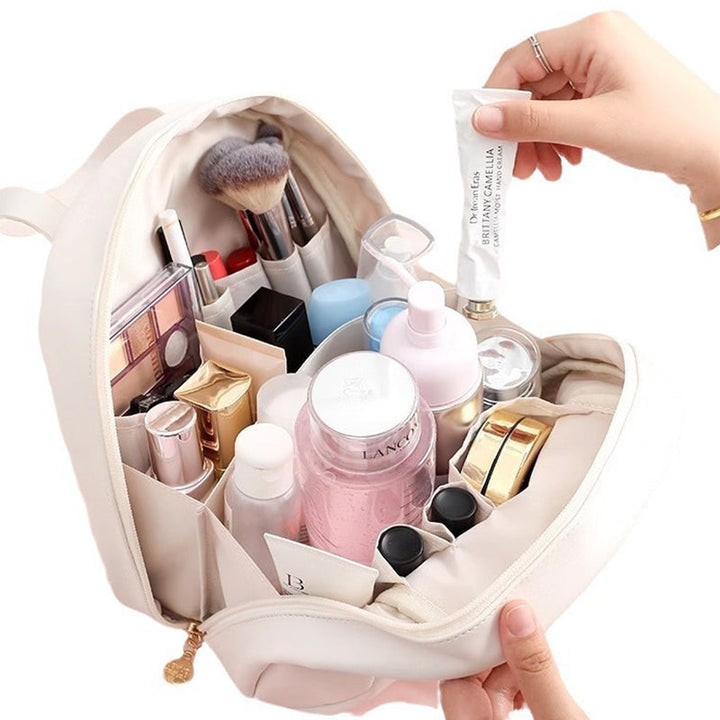 Large Capacity Handheld Shell Cosmetic Bag | Stornfield