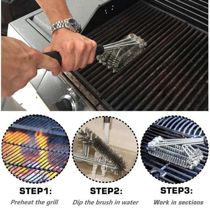 360° Rotating 18" Barbecue Cleaning Brush | Stornfield