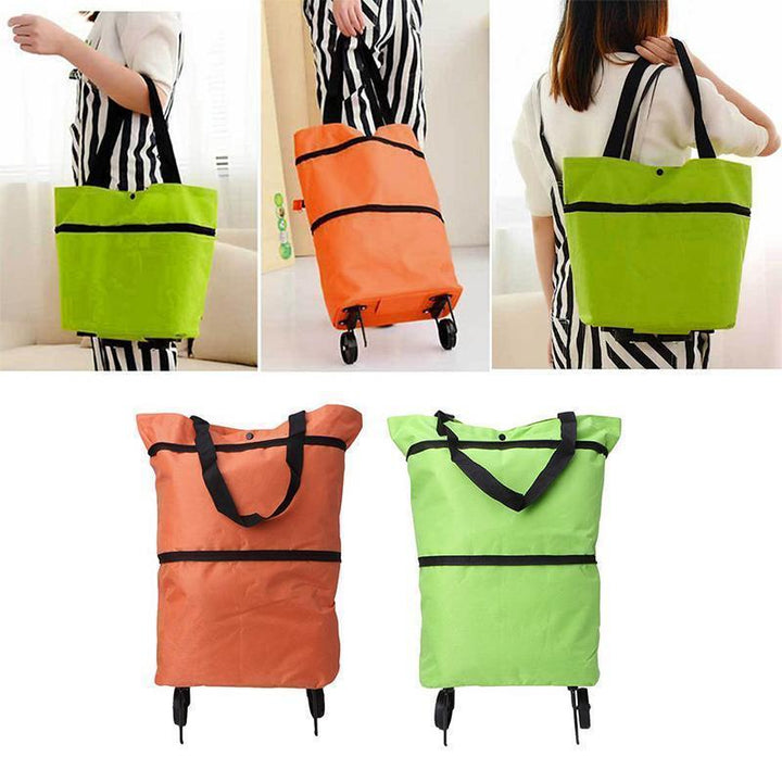 Foldable Shopping Bag with Wheels | Stornfield