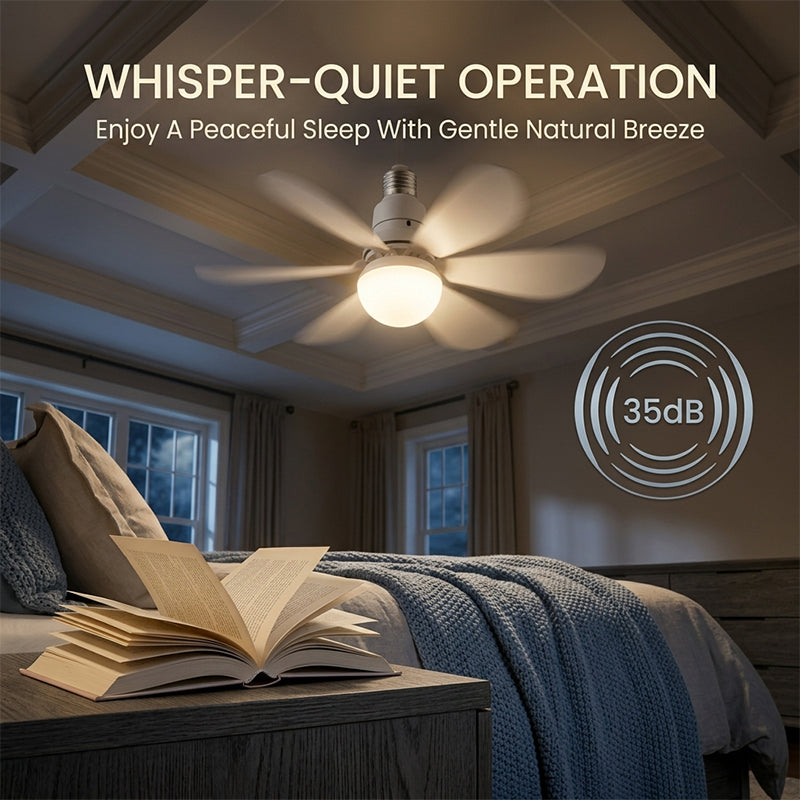 Modern Low Profile Ceiling Fan Light | Stornfield