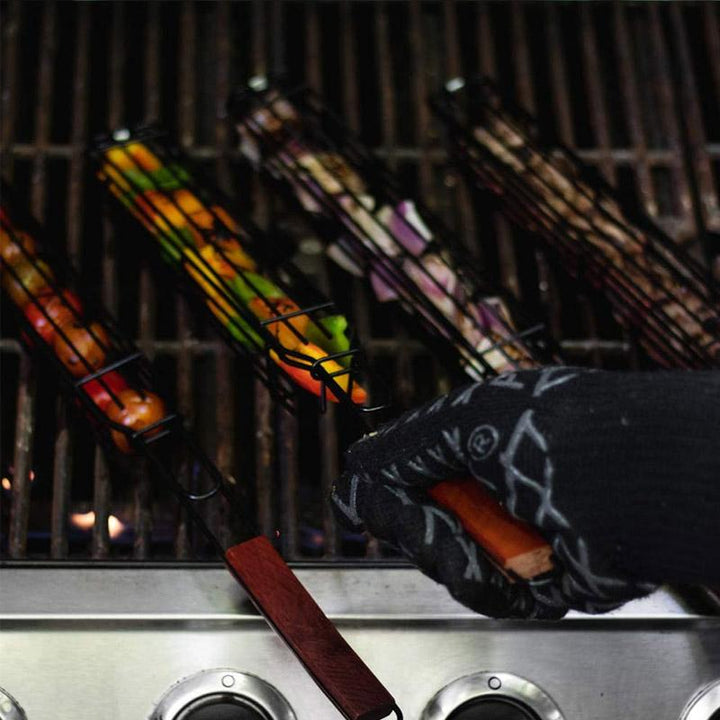 Reusable kebab grilling basket | Stornfield