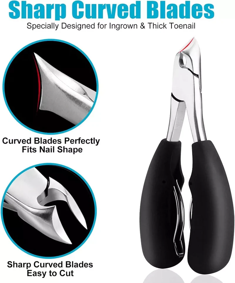 Stornfield | Toenail Clipper for Seniors, Sharp, Ergonomic & Ideal for Thick Nails