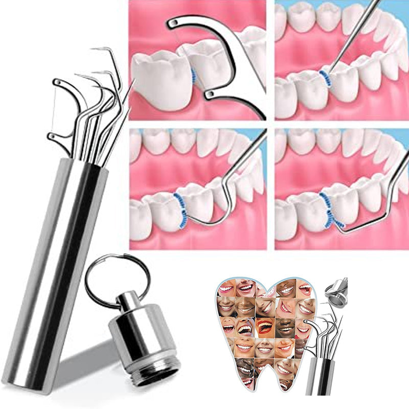 Stainless Steel Toothpick Set (7 pieces) | Stornfield