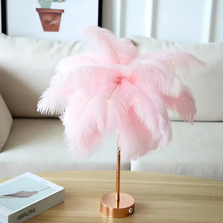 Atmospheric Feather Palm Tree Lamp - LumaPalm | Stornfield