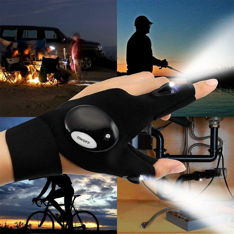Comfortable LED gloves with waterproof lights | Stornfield