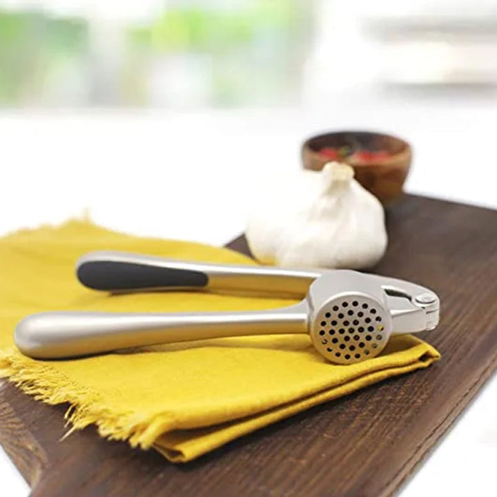 Stainless Steel Garlic Press | Stornfield