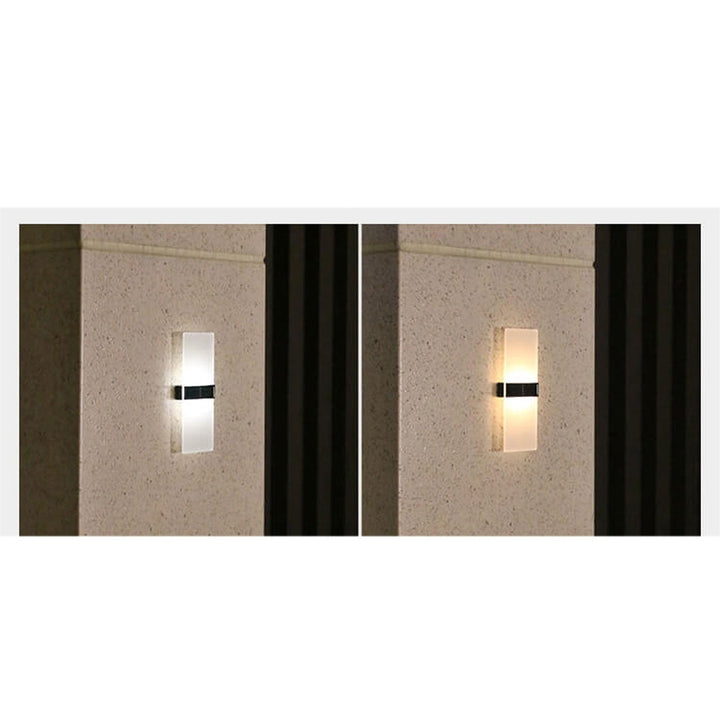 Stornfield | LumaZen Lampe Murale LED Solaire | Résistante aux Intempéries | Éclairage Extérieur Alimenté par Solaire | Décor de Jardin & Patio