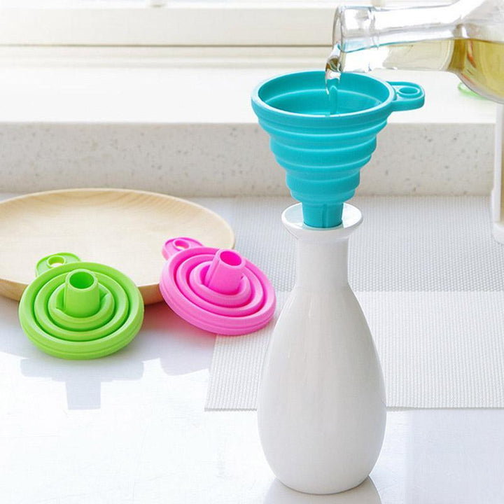 Kitchen Folding Silicone Funnel | Stornfield